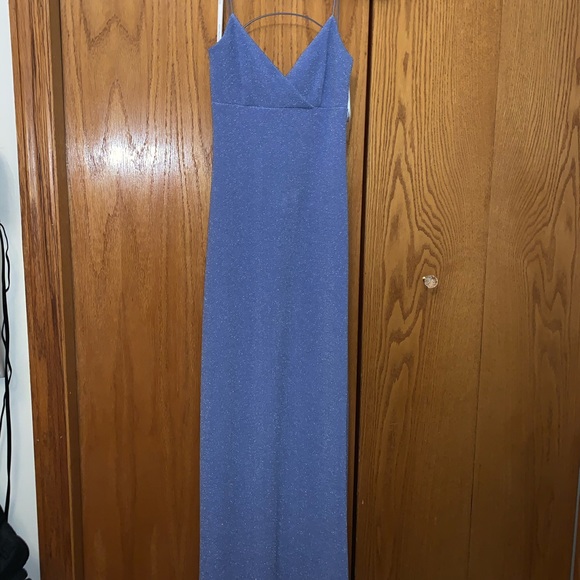 Sky Blue Sparkle Prom Dress!! - Picture 4 of 6